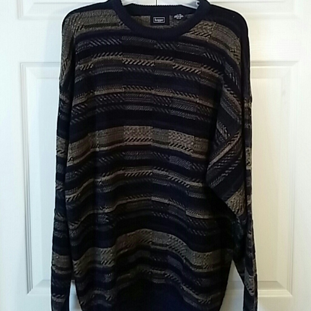 Haggar Mens Sz XL Crewneck Sweater
