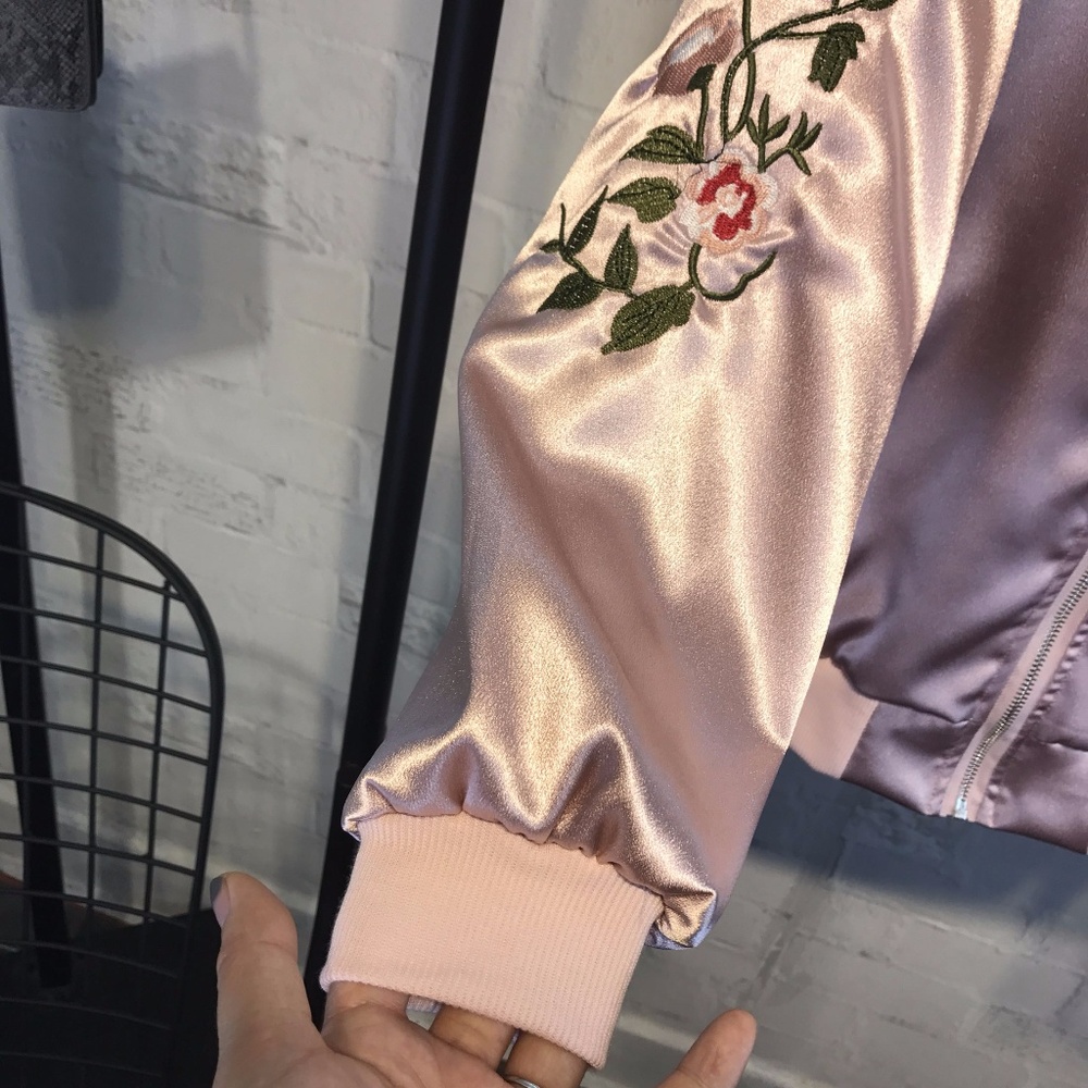 Pink Aviator Jacket - Picture 6 of 7