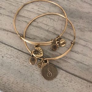 2 alex & ani bracelets