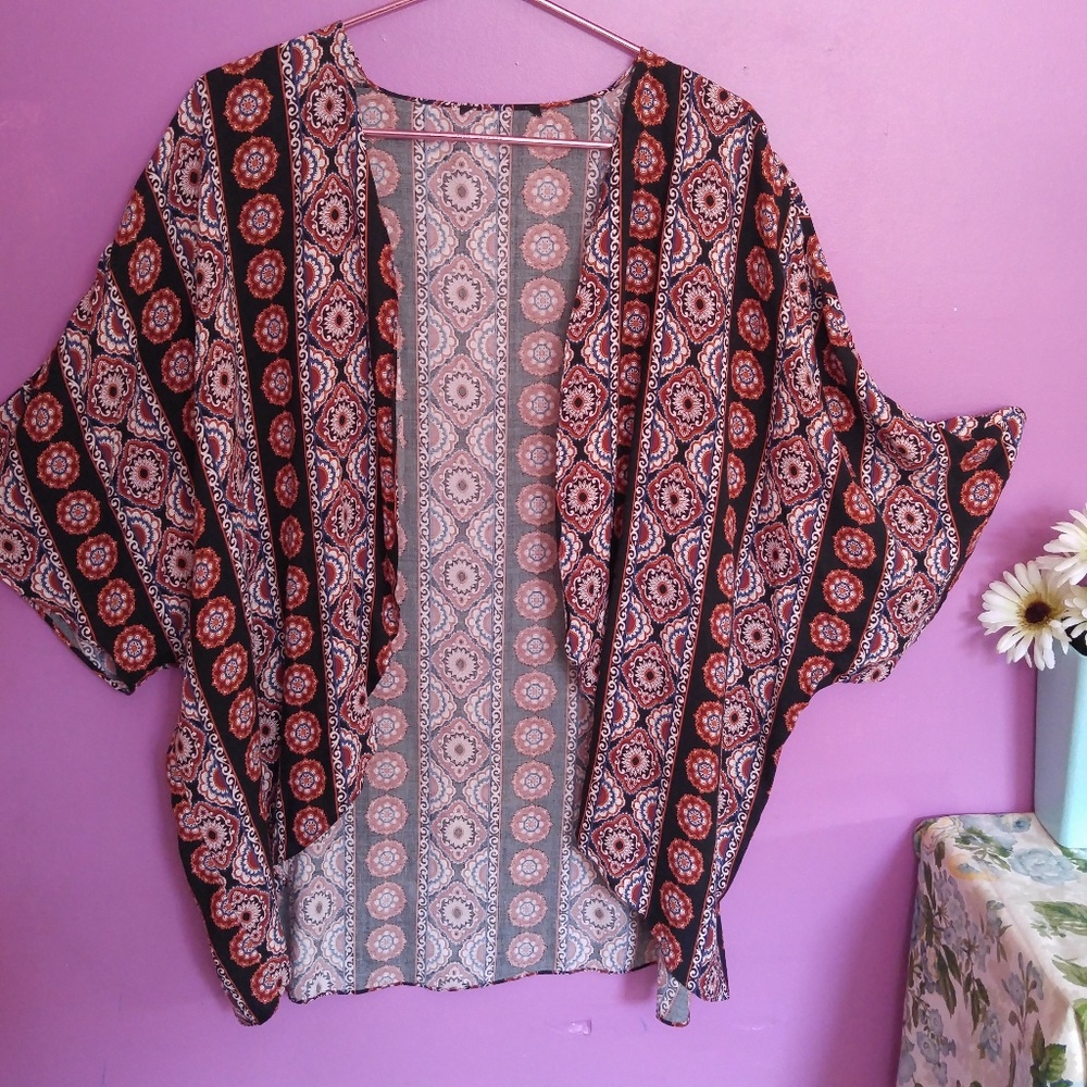 PRIMARK ATMOSPHERE Medallions Open Shrug Cardigan