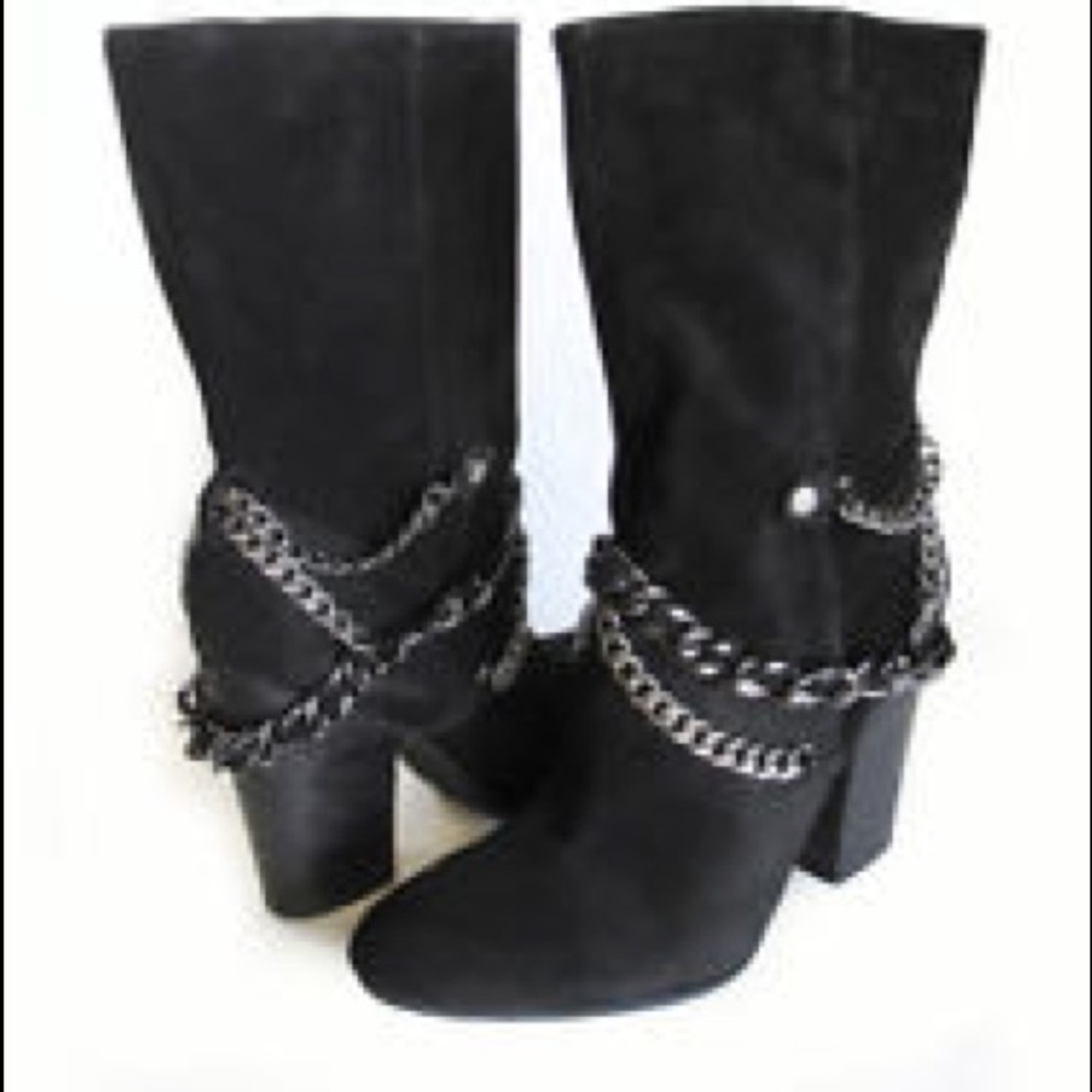 Nice West Slouch Suede Boots “Jawbreaker”