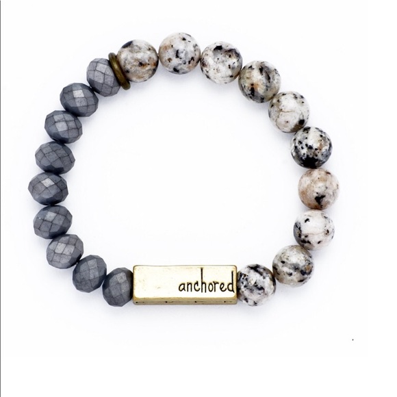 bops Jewelry - 🍒 3 for $15 ANCHORED” Stone and Crystal Bracelet