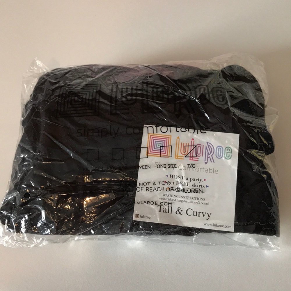 Lularoe Leggings Solid Black TC