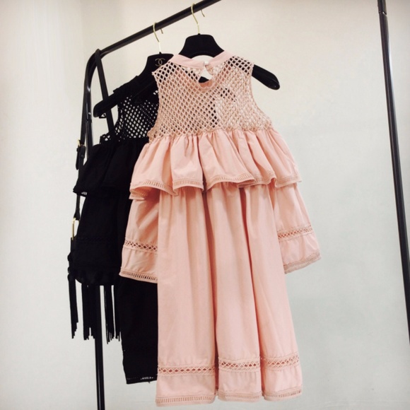 Pink Cut-out Shoulder Dress - Picture 4 of 6