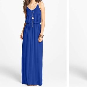 Lush Nordstrom Blue maxi dress