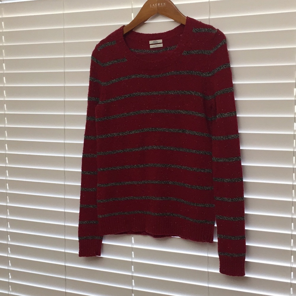 Festive Madewell striped sweater