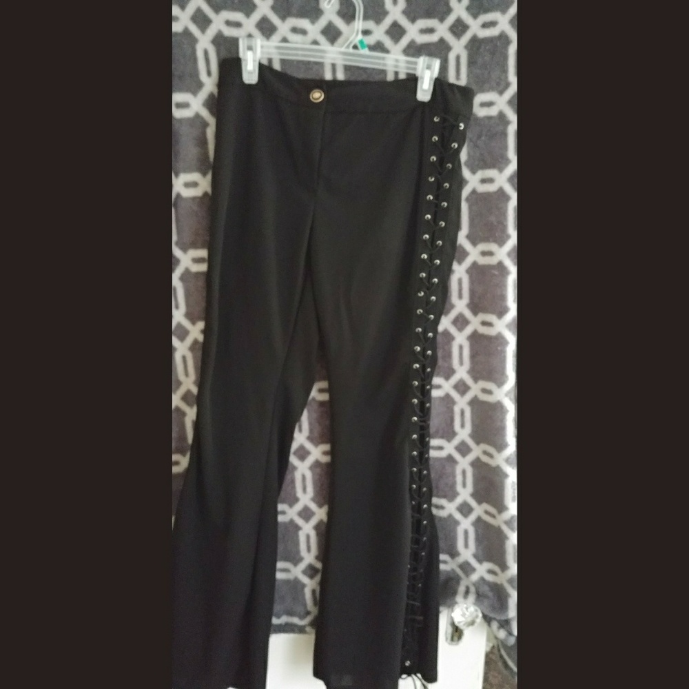 lace up pants