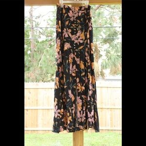 High Waisted Free People Maxi Skirt