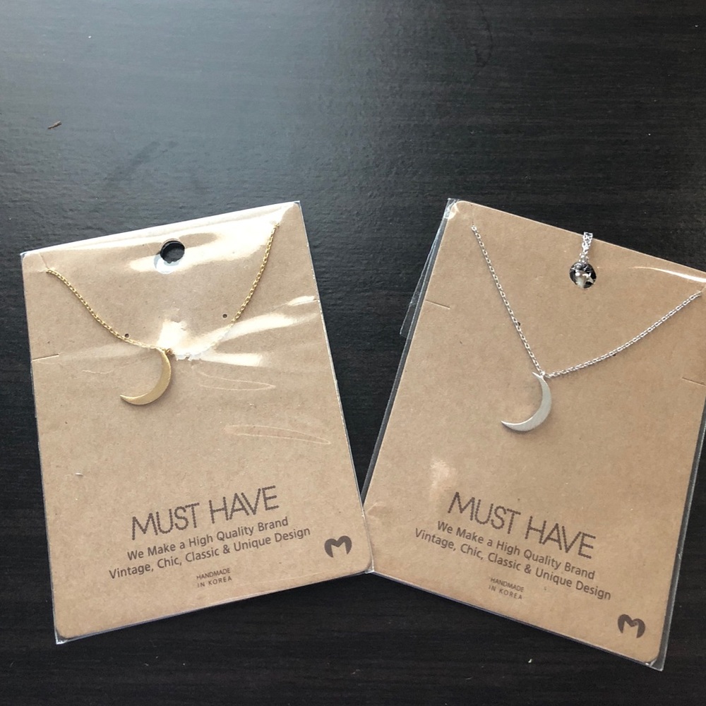 Dainty Moon Necklace