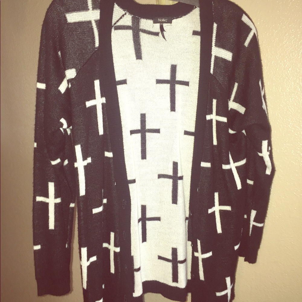 Black and White Sweater