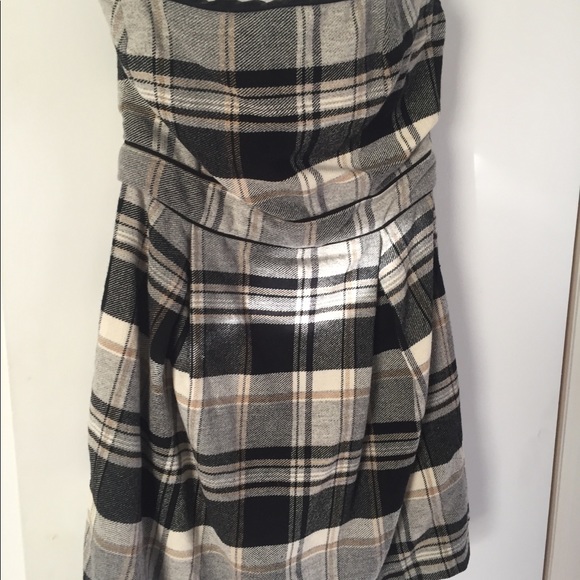 FRENCH CONNECTION WOOL PLAID DRESS - Picture 3 of 4