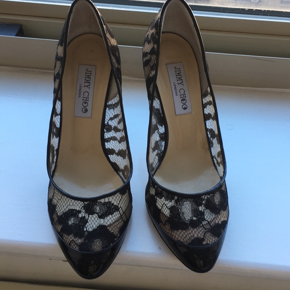 Jimmy Choo Lace Pumps