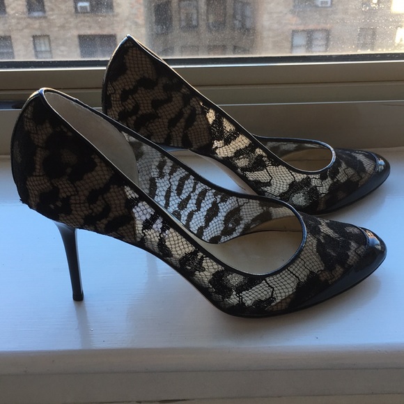 Jimmy Choo Lace Pumps - Picture 2 of 4
