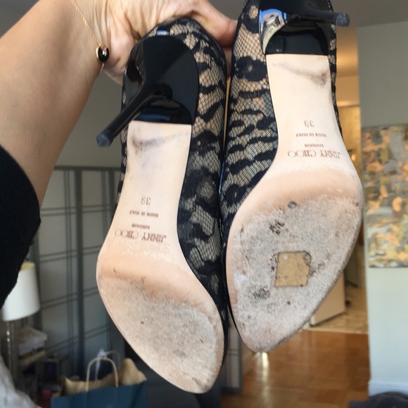Jimmy Choo Lace Pumps - Picture 4 of 4