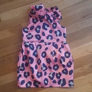 Beautiful pink leopard print dress