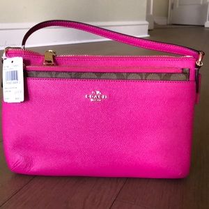 NWT Coach crossbody w/zipper wallet