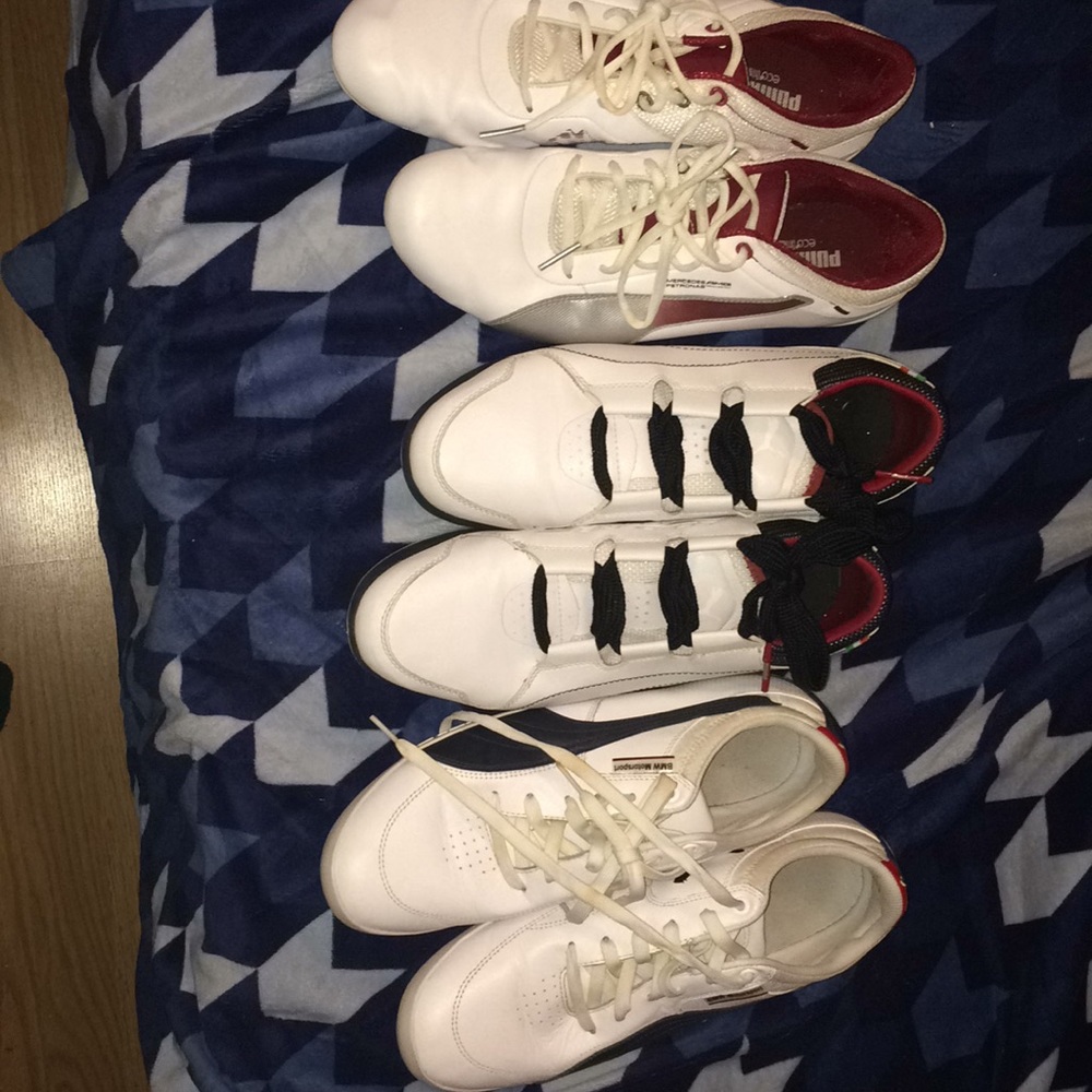 Bundle of running shoes