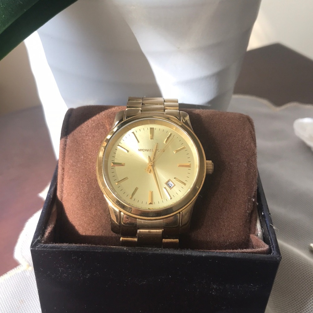 Gold Michael Kors watch