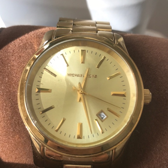 Gold Michael Kors watch main image 5