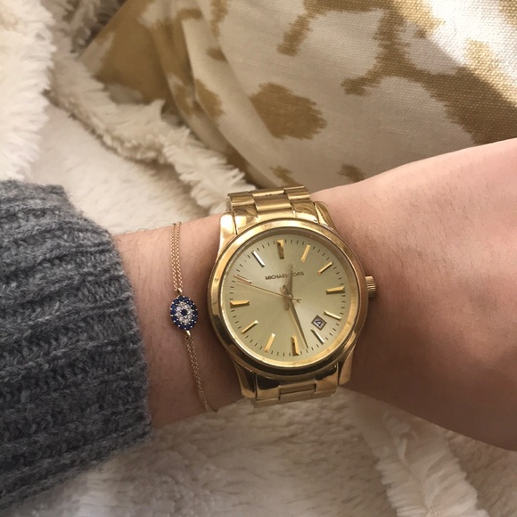 Gold Michael Kors watch main image 4
