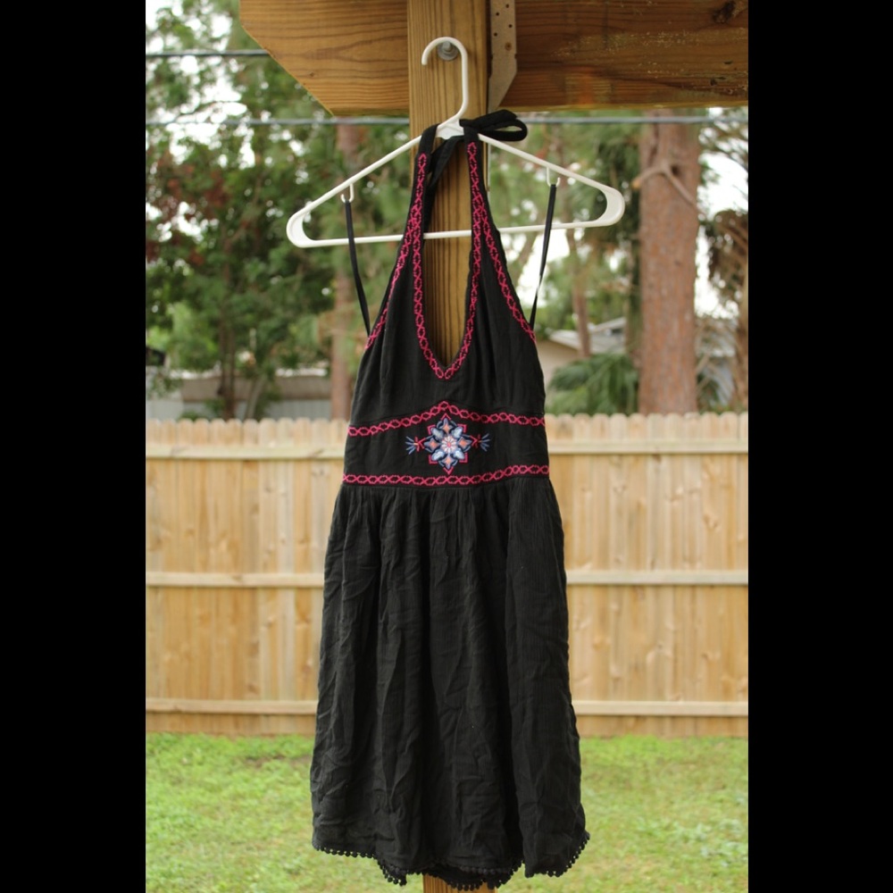 Black Halter Dress