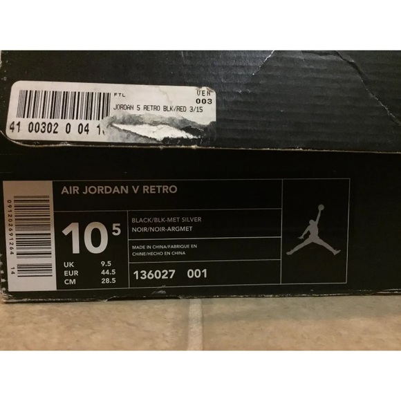 1999/2000 OG black Metallic 5s VNDS - Picture 6 of 8