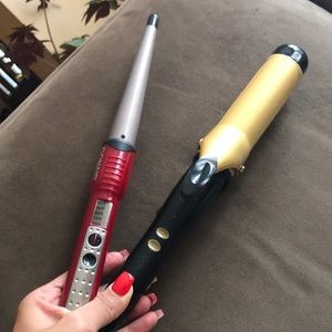 2 conair curling irons!