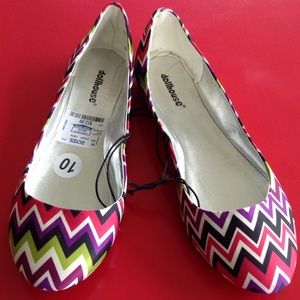 Chevron Ballet Flats