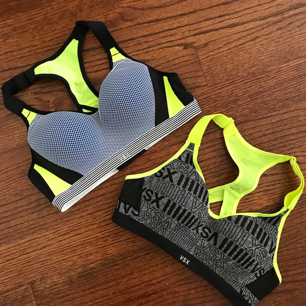 TWO Incredible by Victoria’s Secret sport bras 34A