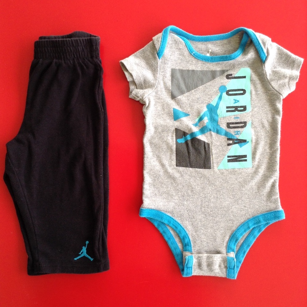 Baby Jordan onesie set