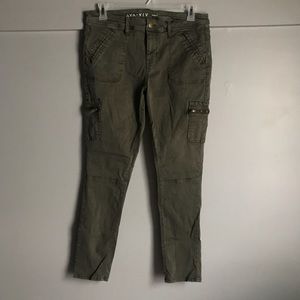 Ava and Viv Olive Green Utility Jeggings