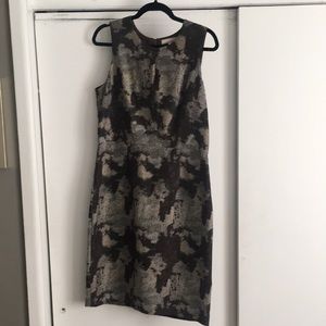 Banana Republic Metallic Holiday Shift Dress