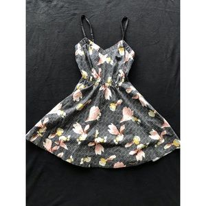 Kimchi Blue Sleeveless A-line Floral Dress