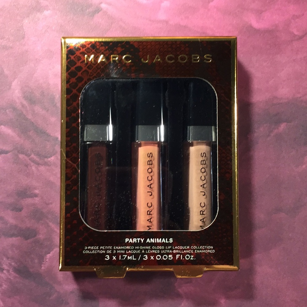 Marc Jacobs Party Animals 3pc Travel Lip Lacquer