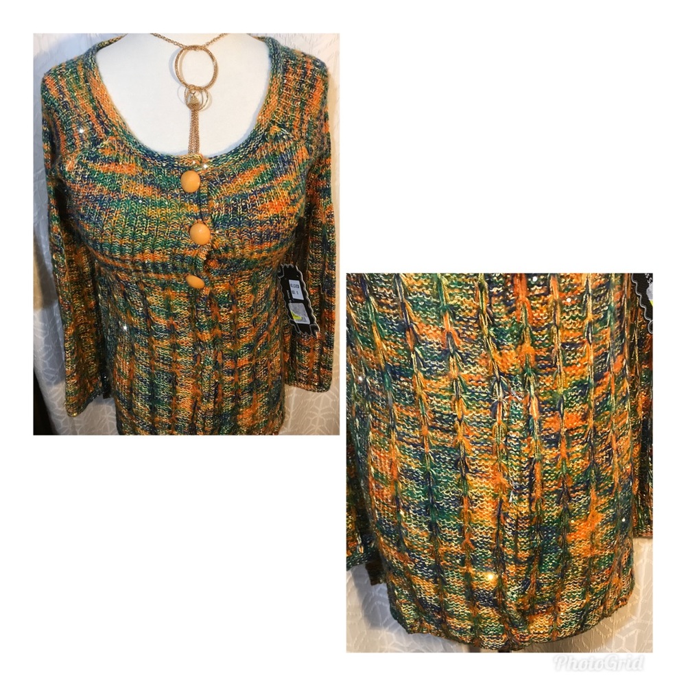 5 FOR $25 NEW BRIGHT SWEATER/SCARF/JEWELRY SZ SM