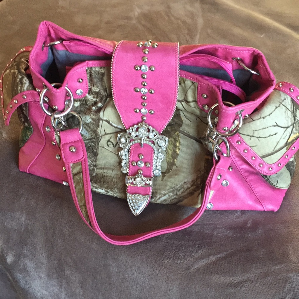 Camo conceal carry purse