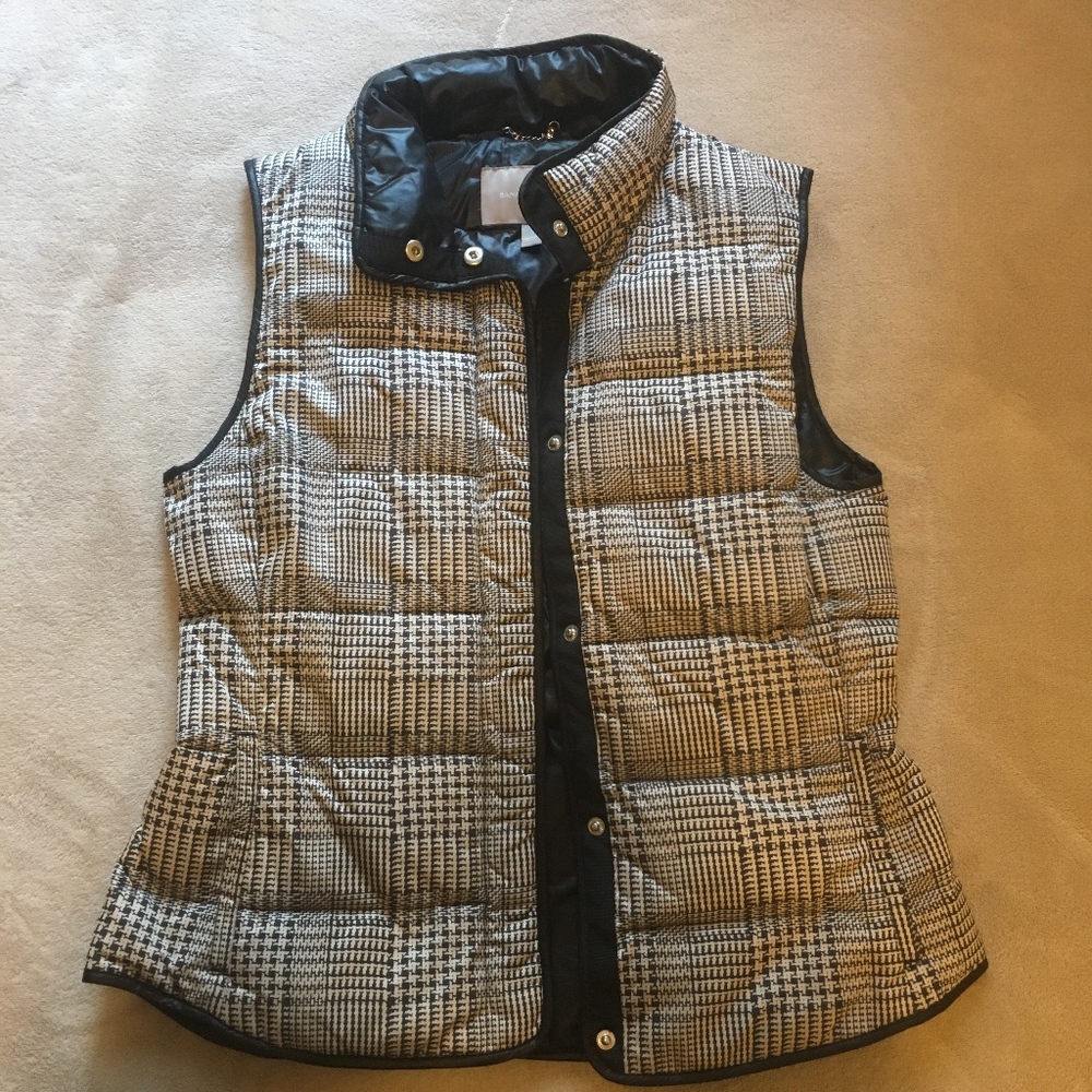 Banana Republic Plaid Vest