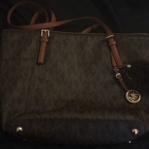 Michel Kors top zip tote