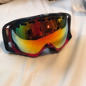 Snowboarding goggles