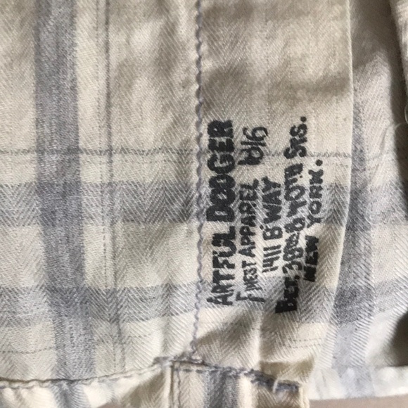 Artful dodger plaid button down shirt - Picture 4 of 8