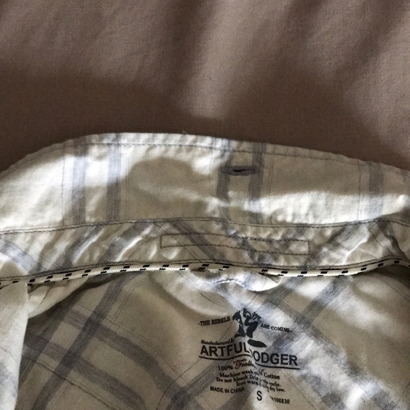 Artful dodger plaid button down shirt - Picture 5 of 8