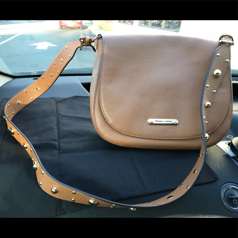 Authentic Michael Kors saddle Crossbody Bag