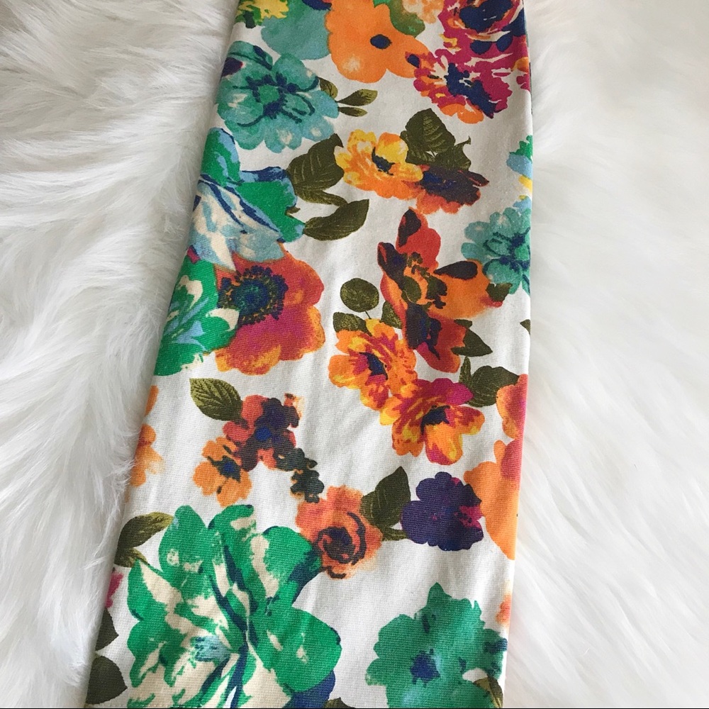 Floral Lularoe Cassie