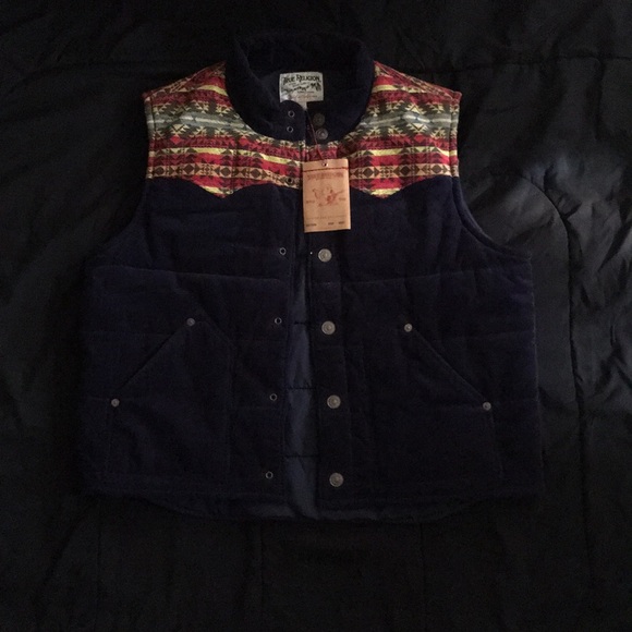 true religion puffer vest