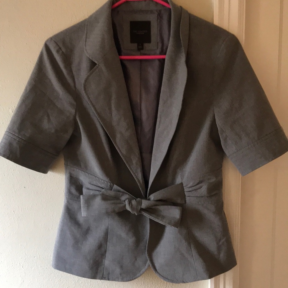 Grey business blazer