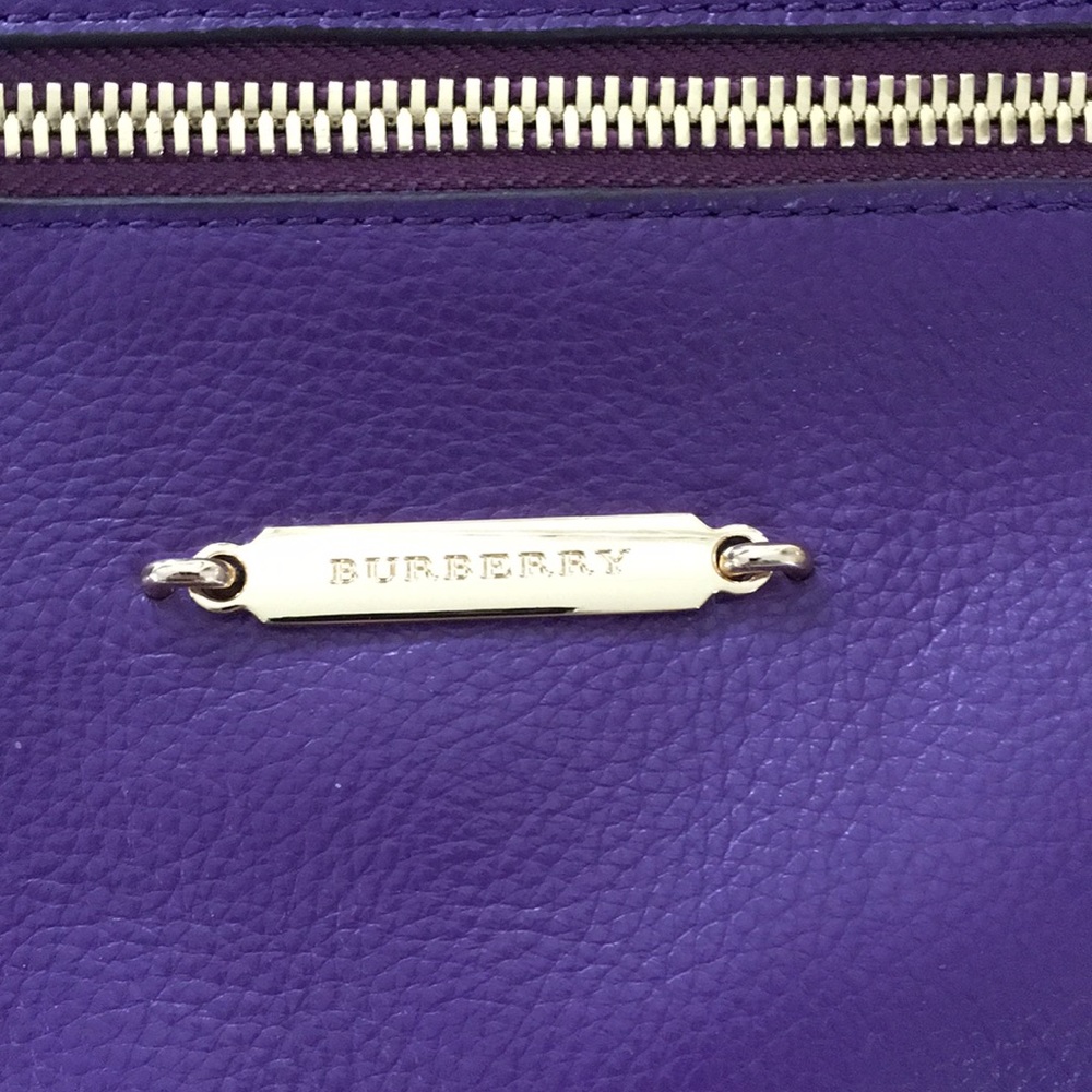 Burberry Large purple tote - Picture 2 of 8