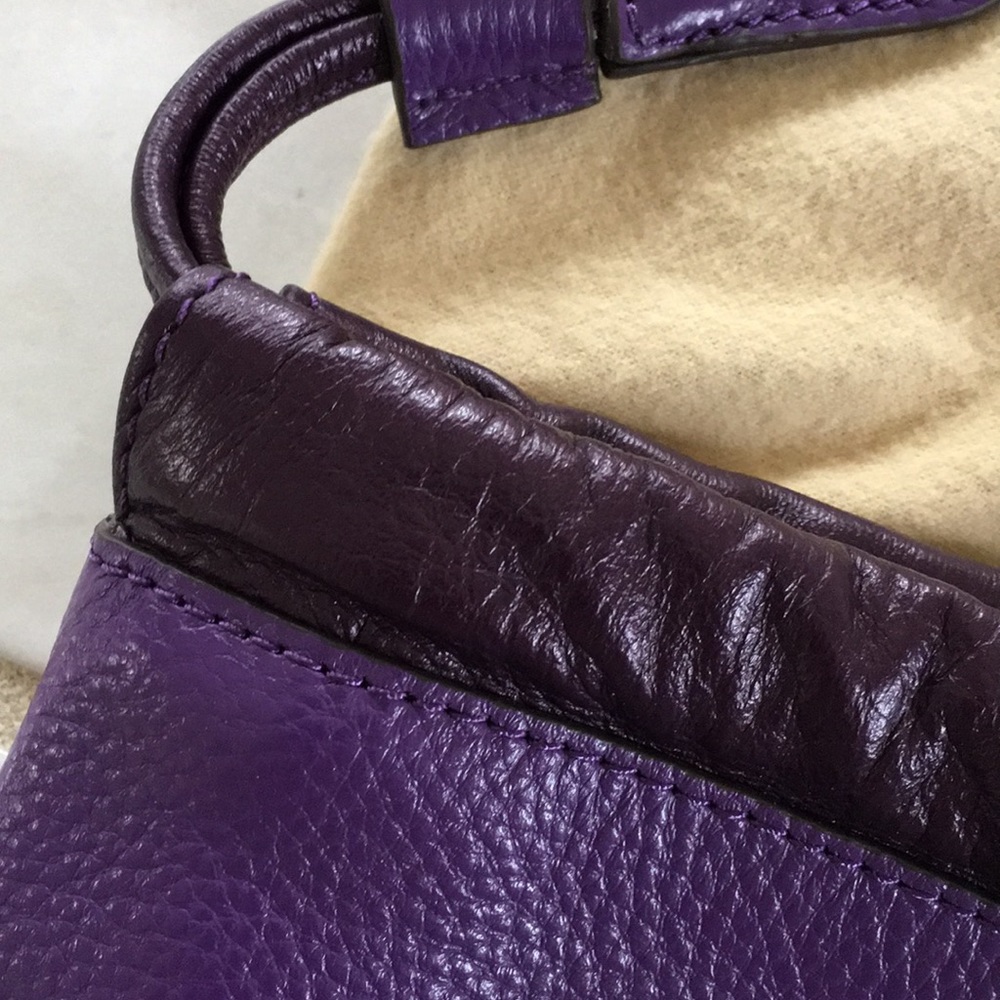 Burberry Large purple tote - Picture 6 of 8