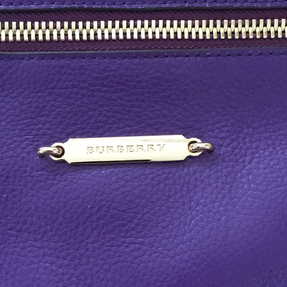 Burberry Large purple tote - Picture 2 of 8