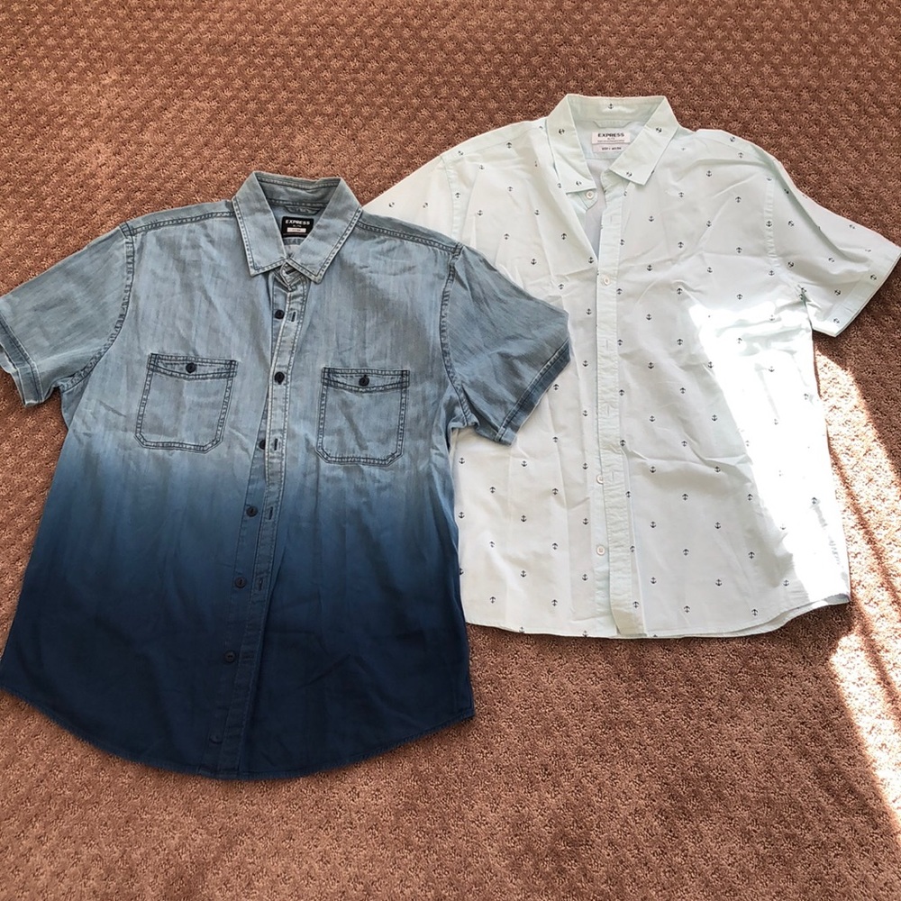 (2) Men Express XL Shirts
