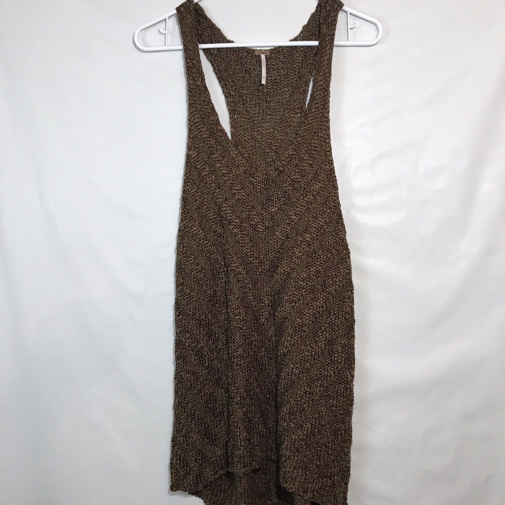 Free People Chevron Sleeveless Sweater Tanktop NWT